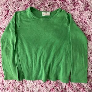 Size 5 Green long sleeve shirt